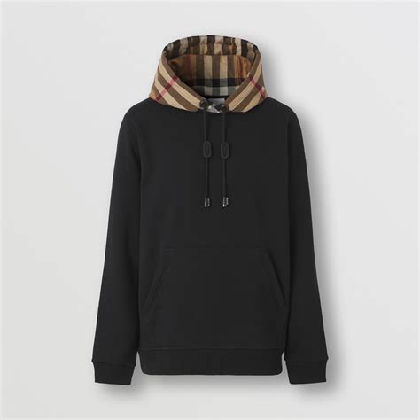 burberry hoodie black men|burberry hoodie for men price.